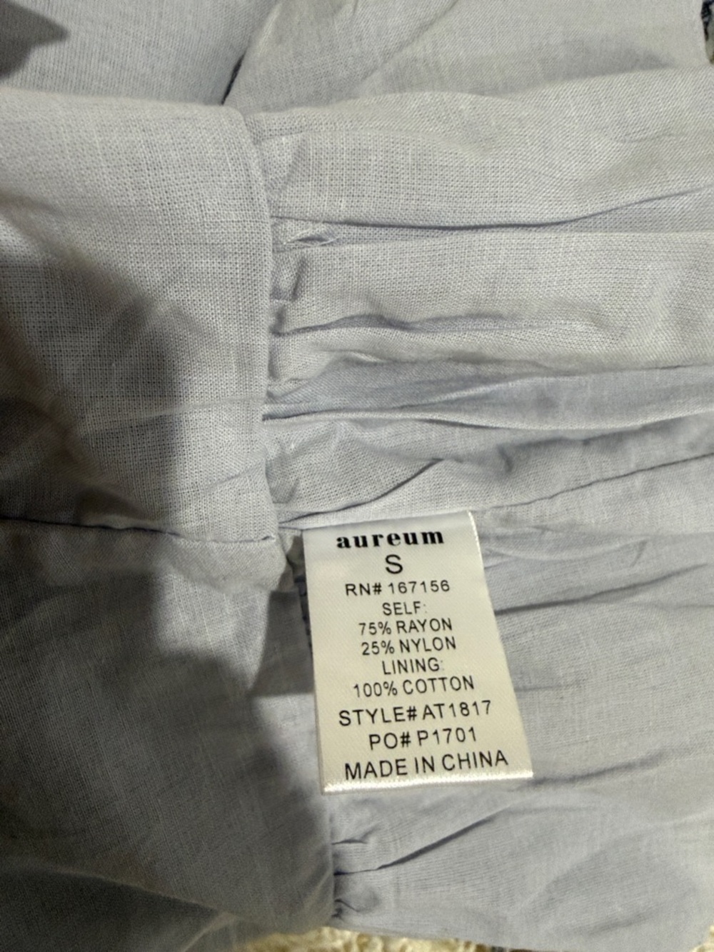 Aureum floral French tie blouse small - Picture 7 of 7